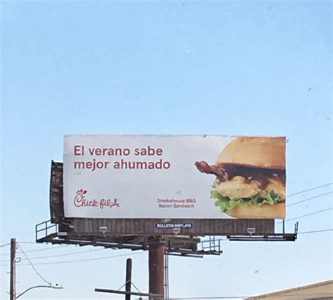 Anuncio de Chick-Fil-A en Español