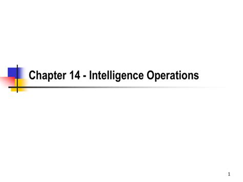Image result for Basic Principles of Intelligence Operations