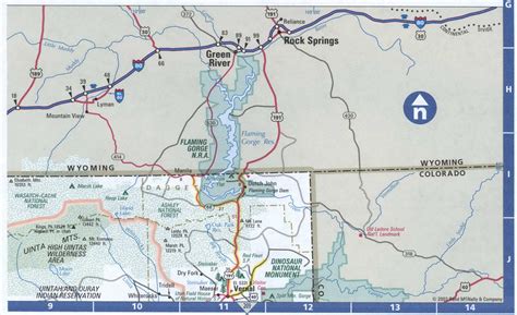 Map of Utah Northern. Free highway road map UT with cities towns counties