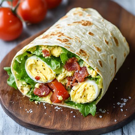 Egg Salad BLT Wraps - The recipe mingle