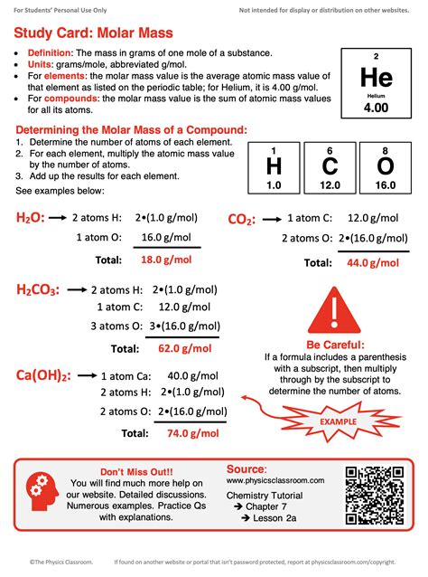 How to Calculate Molar Mass with Examples