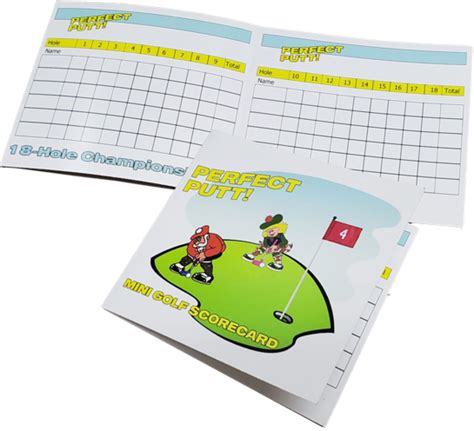 Minigolfscorecard