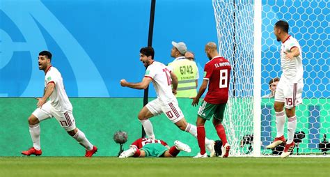 RUSSIA-SAINT PETERSBURG-2018 WORLD CUP-GROUP B-MOROCCO VS IRAN
