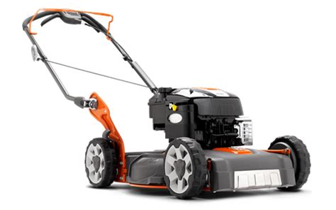 Rasaerba con motore a scoppio, tagliaerba senza raccolta e  