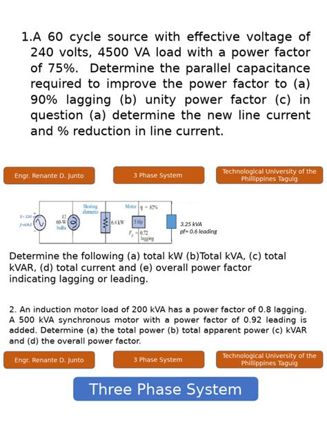 Image result for Solving Three-Phase Systems Examples