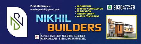 Nikhil Builders - Builders - Karimangalam | Vkno - We Know