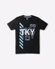 Buy Jet Black Tshirts for Boys by YB DNMX Online | Ajio.com