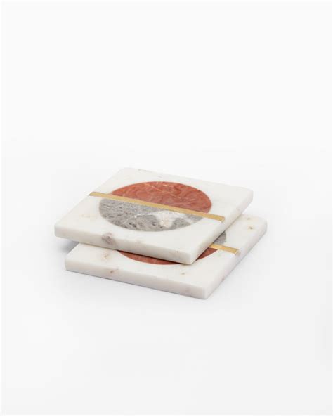 Tray & Coasters- Red (Choose Options)