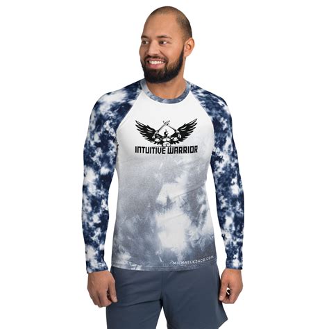 BLUE WASH Men's Rash Guard - Michael K Jaco