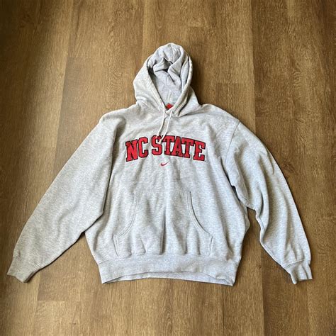 Vintage Y2K Nike NC State Hoodie Excellent... - Depop