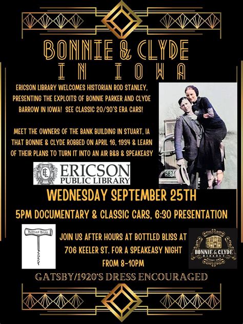 Bonnie & Clyde in Iowa, 702 Greene St, Boone, IA, United States, Iowa ...