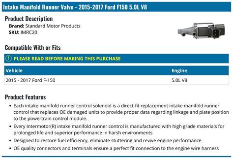 2010 Ford F-150 5.4 Intake Runner Control 的图像结果
