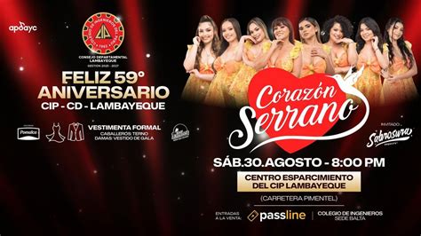 ?FIESTA POR 59° ANIVERSARIO CIP CD LAMBAYEQUE?, Av. Balta Nº 581 ...