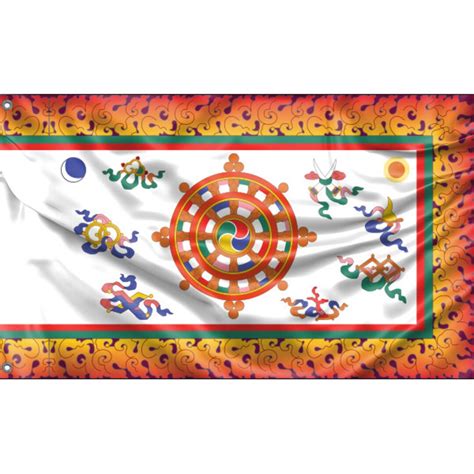 Historical Flag of Sikkim, Unique Print, 3x5 Ft / 90x150 Cm Size, EU Made - Etsy