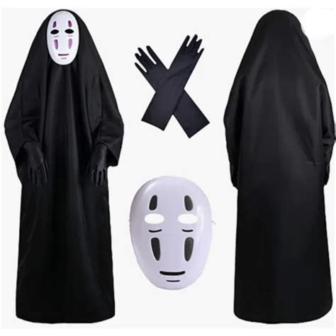 Spirited Away No Face Cosplay Costume Set - Mask & India | Ubuy