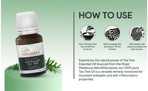 Mirabela Tea Tree Essential Oil For Face, Hair, Skin, Tea Tree Oil is ...