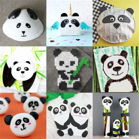 Adorable Panda Crafts: Fun and Creative Ideas for All Ages - DIY Candy