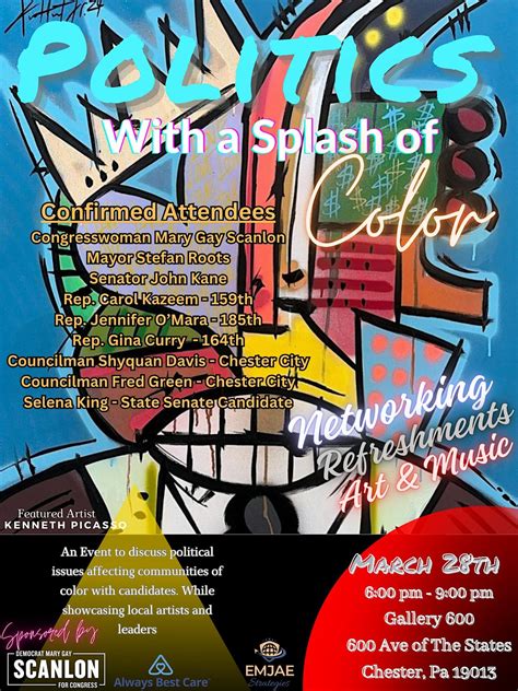 Politics with a Splash of Color, 600 Avenue of the States, Chester, PA ...