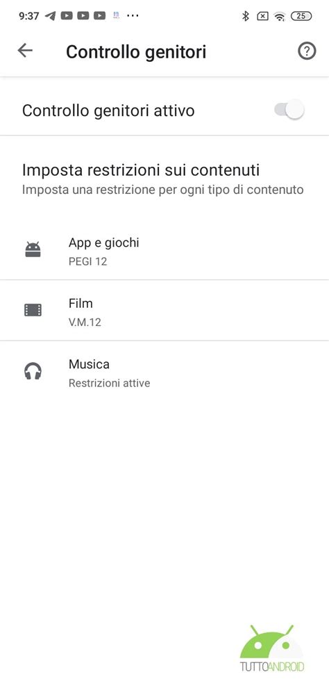 Ecco come disattivare il controllo genitori su Android