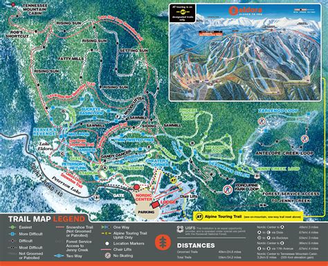 Cross Country Skiing Map | Nordic Skiing at Eldora | Nordic skiing ...
