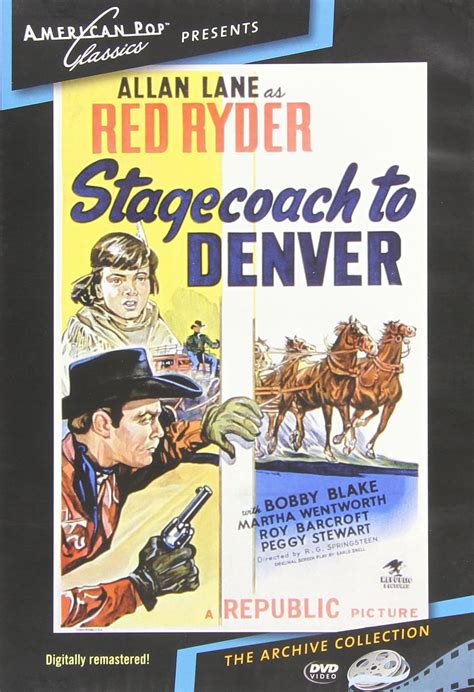 Stagecoach to Denver: Amazon.in: Roy Barcroft, Allan Lane, Martha ...