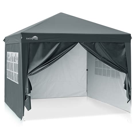 Buy EAGLE PEAK3m x 3m Pop Up Gazebo Tent with 4 Side Walls, Easy Set up ...