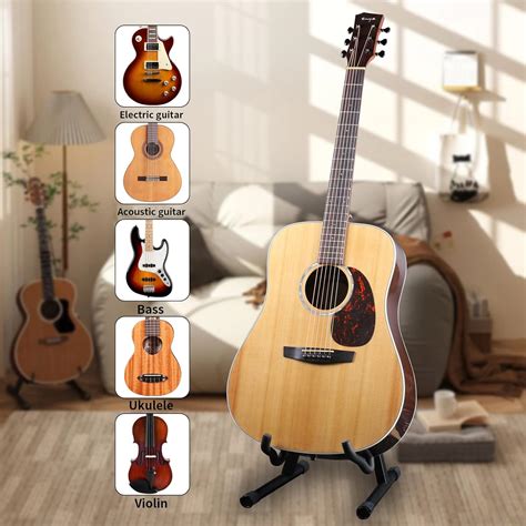 Buy Camwood Acoustic Guitar Stand Electric Guitar Stand Folding A-Frame ...