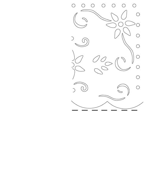 Free Printable Papel Picado Templates - Mexican Banner [PDF]