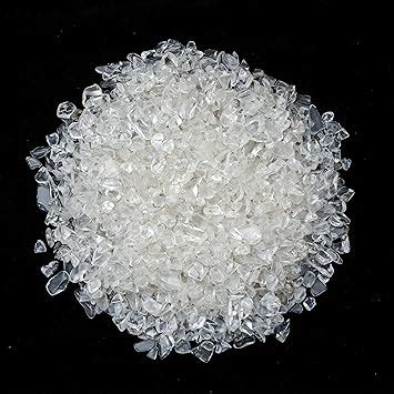 Hindcraft Clear Quartz Tumbled Chips Stone Crushed Crystal Quartz ...