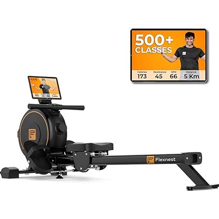 Flexnest Flexrower Lite Smart Bluetooth-Enabled Magnetic Rowing Machine ...