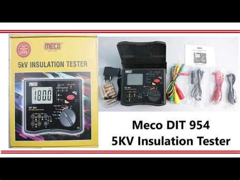 digital insulation tester - MECO DIGITAL INSULATION TESTER Trader ...