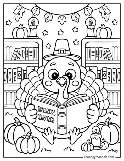 Printable Thanksgiving Turkey Coloring Pages | FREE Printable