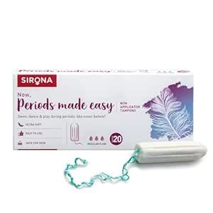 Buy Sirona Period Made Easy Tampons - 20 Piece | For Heavy Flow ...