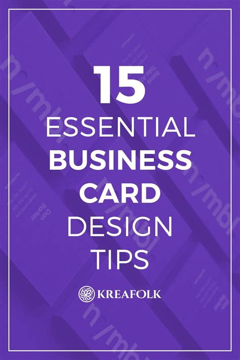 Business Card Design Tips 的图像结果