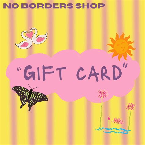 No Borders Shop Gift Card – NO BORDERS SHOP