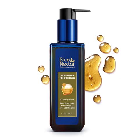 Blue Nectar Honey Face Wash for Detan & Glowing Skin for Men & Women ...