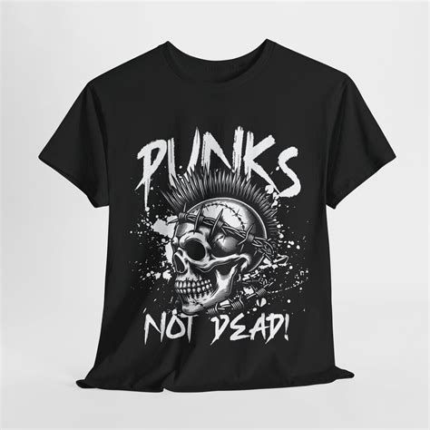 Punks Not Dead, Skull, Punk Music, Rock Band, Punk Rock Shirt, Concert ...