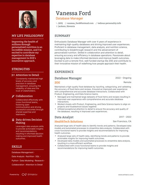 Image result for Database Management Skills Examples