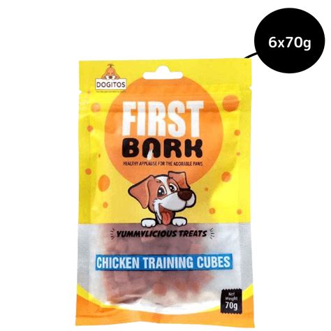 Buy First Bark Chicken Training Cubes Dog Treat Online | Supertails