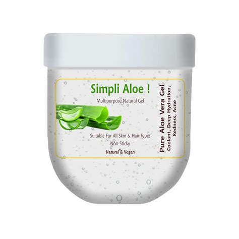 Passion Indulge Aloe Vera gel for Face | Simpli Multipurpose Natural ...