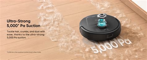 Eufy L60 Hybrid Robot Vacuum with Self Empty Station, Hair Detangling ...