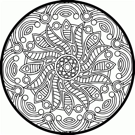 Free Printable | Coloring Pages For Adults Abstract, Download Free ...