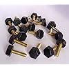 Adjustable Plastic Screw for Table Leg (Black, 8 Pieces) : Amazon.in ...
