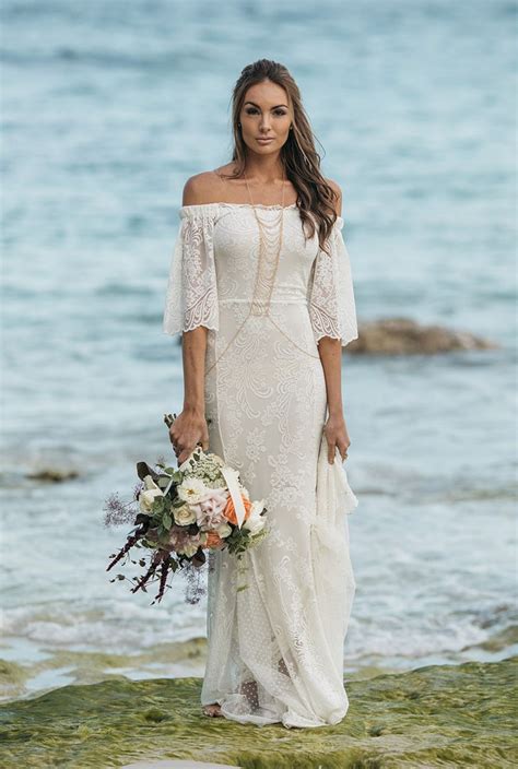 Winter Beach Wedding Dresses