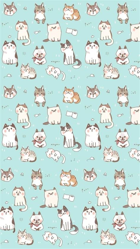 Kawaii Cat Wallpapers - Top Free Kawaii Cat Backgrounds - WallpaperAccess