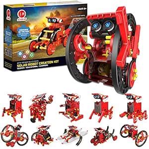 Buy CIRO Stem Robots Science Toy, 12 in 1 Kids Solar Robot Kits, 190 ...