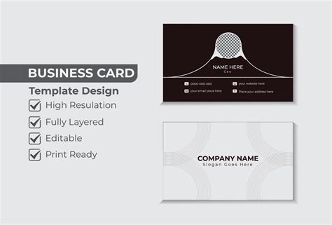 Simple Business Card Template 的图像结果
