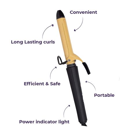 Buy SANFE SELFLY HAIR CURLER AND CRIMPER - CURL 19MM BARREL HAIR CURLER ...