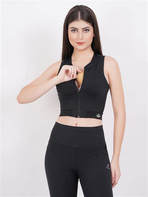 Buy Zip Sports Bra Online | Women's high impact sports bra – RAXEDO