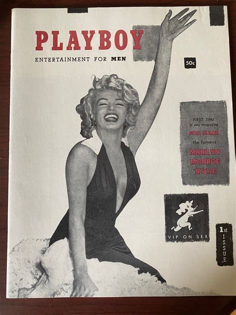 Playboy First Issue 1953 Marilyn Monroe Hugh Hefner 1st Issue (see ...